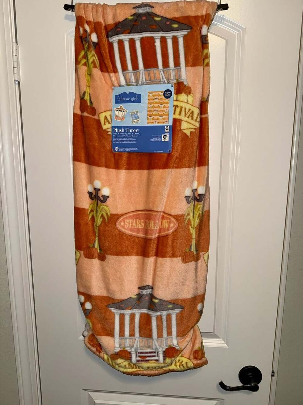 Gilmore Girls Plush Throw Size 50x70 Stars Hollow